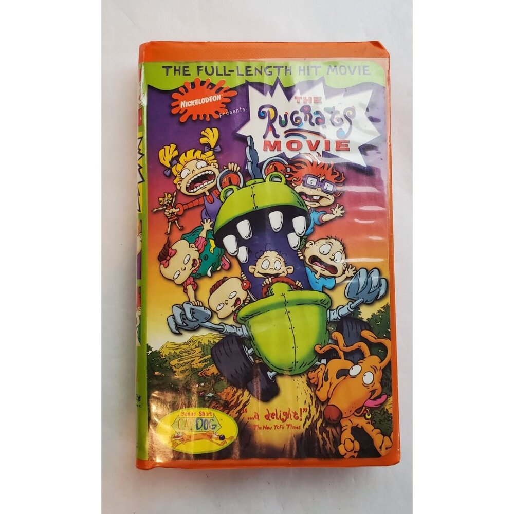Vtg The Rugrats Movie 1999 Nickelodeon Clamshell VHS Tape Cartoon Collectible